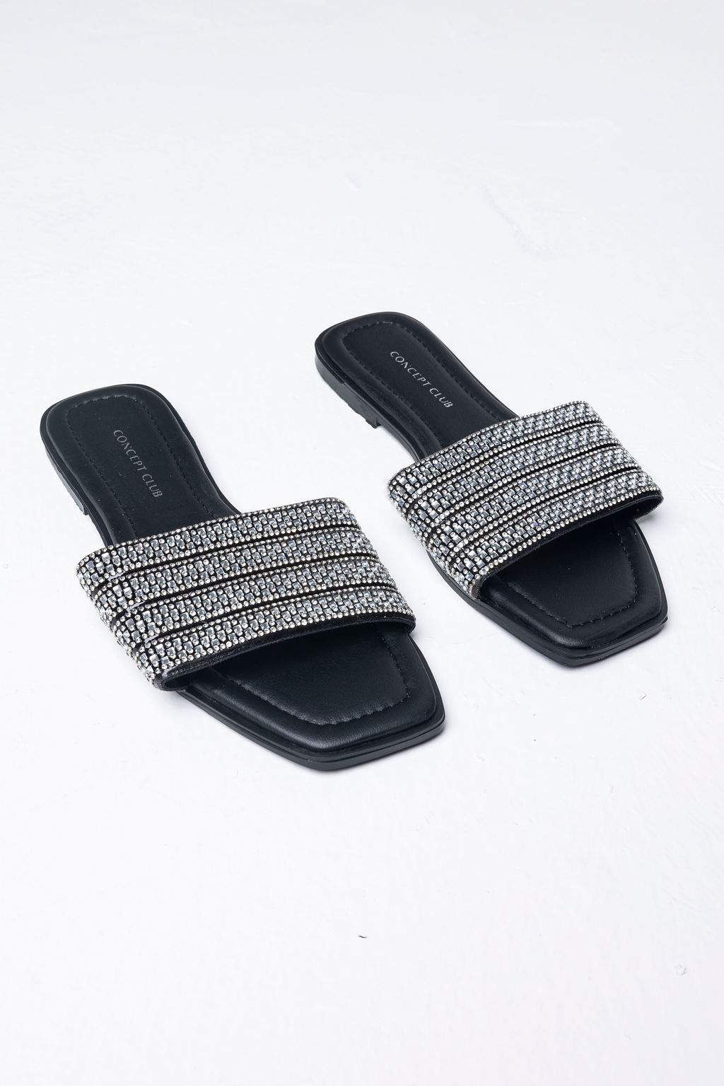 Diamante Mule Sandal